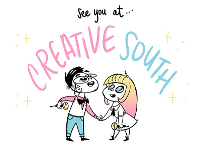 Creative South 2017 character design children creative south cute design disney its a small world retro sweet