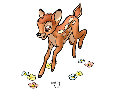 Bambi bambi deer disney disney animation doe spring walt disney