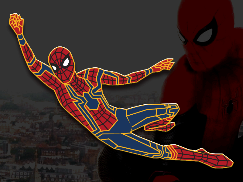 Spiderman Far From Home Enamel Pin