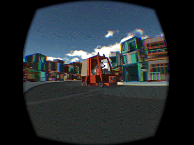 Oculus Rift Test animals c4d city dog oculus rift unity unity3d virtual reality
