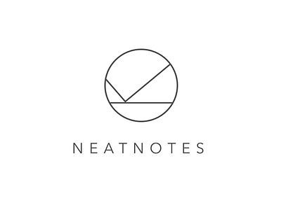 Neatnotes app logo branding logo