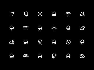 Bootsy weather icons bootstrap bootsy design icon icons ipad ui vector weather