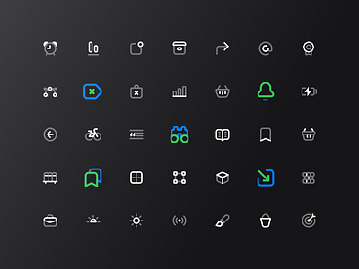 Bootsy Duotone bootstrape design duotone icon icon set icons two tone ui ui8 vector