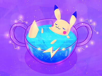 Pikachu ♥ cute art cute illustration fanart french art illustration pikachu pokemon