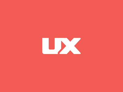 UX mark logo minimal simple type user experience ux