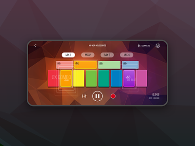 specdrums beats game mobile app mobile ui rhythm