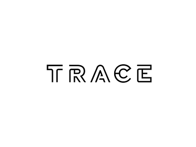 Trace custom logo type typography