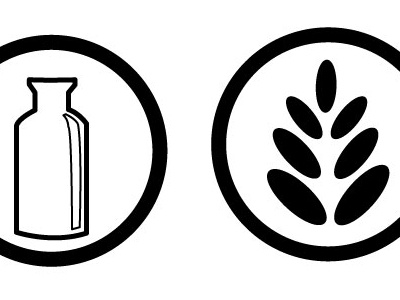 Food Allergy Packaging icons logos package