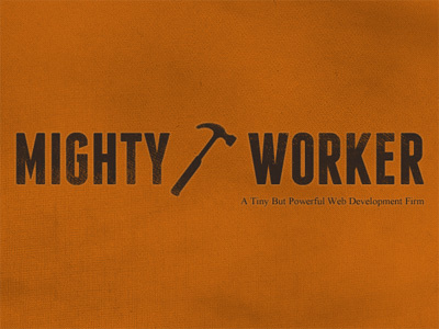 Mighty Worker wordmark