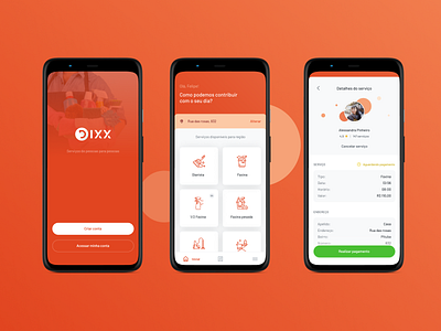 Redesign | Dixx - Serviços Domésticos app brasil design dixx redesign salvador ui