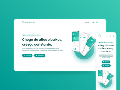 Novo site | Constante 2021.1 brasil constante design interface novo site salvador ui ui design web web design