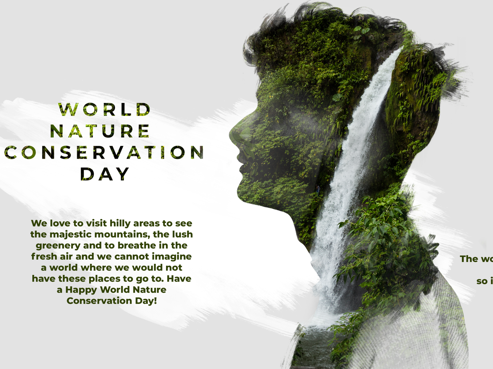 World Nature Conservation Day by Senthil Kumar Thangavel on Dribbble