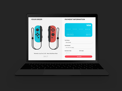 Daily UI #002 Credit Card Checkout