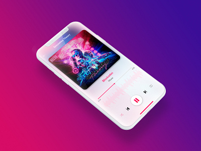 Daily UI #009 Music Player app dailyui design muse music app simulation theory ui ui ux design ux ux designer