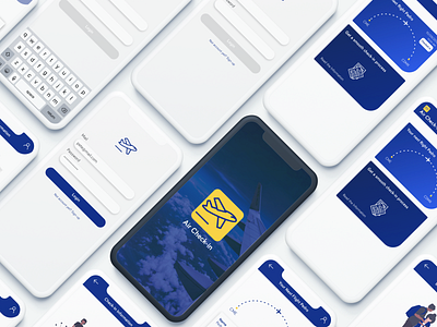 Airport Check-in App airport app check in design iphone iphone app ui ui ux design ux ux designer vector web