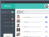thinkFitness UI by Brandon Escalante on Dribbble