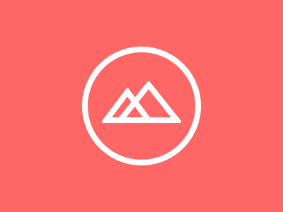 A Sneak "Peak" emblem logo monogram nature peak preview rough soon