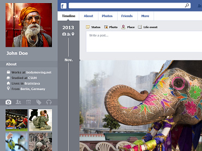 Facebook's Timeline Redesign facebook juan arias redesign ui ux