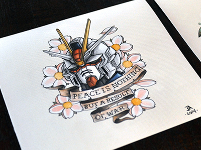Gundam Ink art gundam ink juan arias manonegra.nl prints tattoo