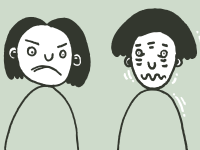 Angry and Upset illustration