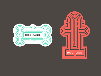 Bark Park dog tags dogs