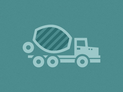 Cement Truck animation gif green icon truck web