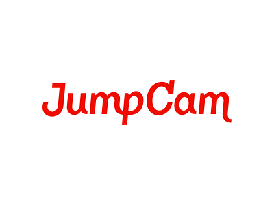 Jumpcam Logo custom type fuzzco typography