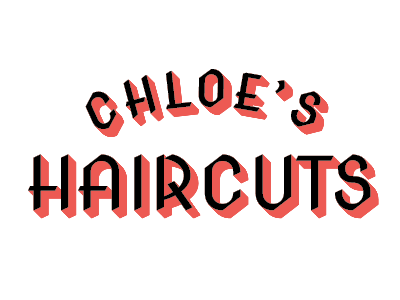 Hair, shorter. logo sign