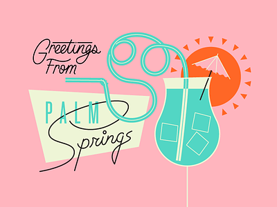 Palm Springs palm springs postcards