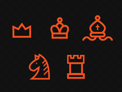 Attack of the squid bishop chess icons