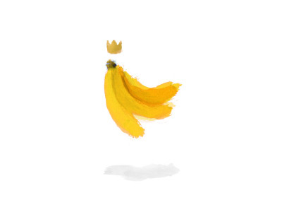 Royal Naners bananas crowns logo soap