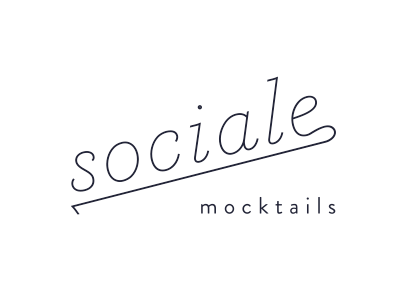 Sociale beverage logo mocktail