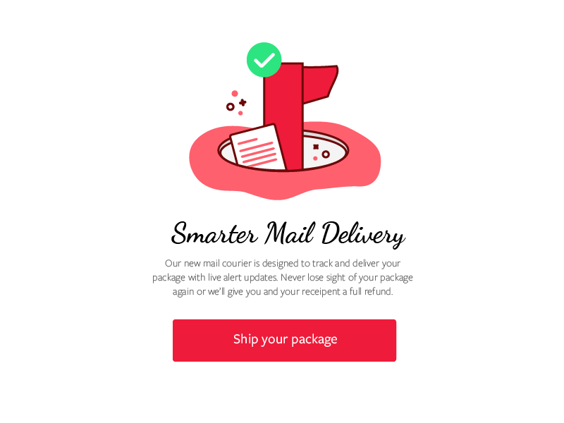 Daily Design Challenge: Smarter Mail Delivery services mail delivery challenge design daily