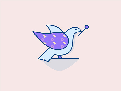 Magic Dove dove love magic nyc peace purple