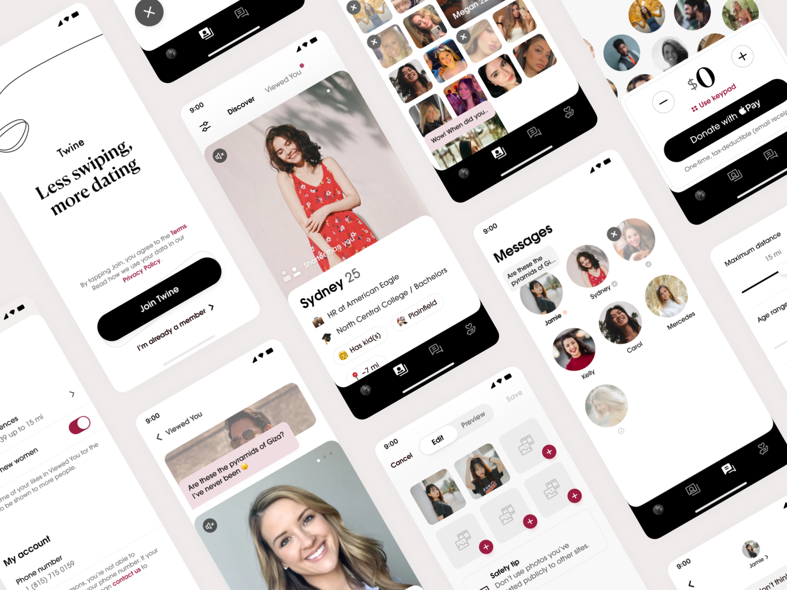 A dating app with a twist by Maxwell Barvian on Dribbble