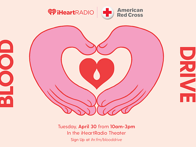 iHeartRadio Blood Drive TV graphic