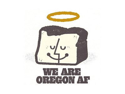 Oregon Angel Food Identity and Character Design branding food and beverage illustration logo