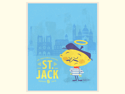 St Jack Merch & Branding food and beverage ilustration merch restaurant branding
