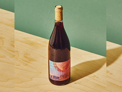 Moon Juice Wine Label featured in Bon Appetit Mag