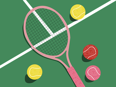 Tennis Illustration design illustration sports tennis