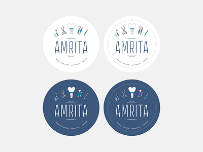 Stickers for Amrita dental dental tool sticker sticker design stickers stomatology tools