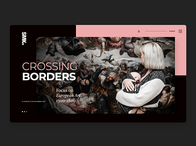 Statens Museum for Kunst - Concept design art clean denmark design digital museum typography ui web webdesign