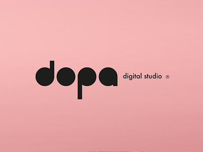 DOPA digital studio ® agency agency logo branding clean concept digital logo typography ui webdesign