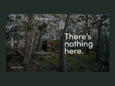 Drostes - Unplug from society branding clean concept design leasure nature tinyhouse typography ui ux webdesign
