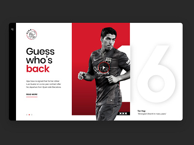 AFCA Ajax-concept adidas ajax amsterdam concept restyle webdesign