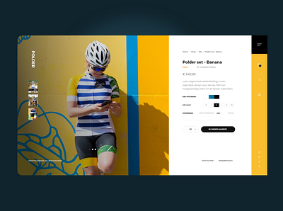 Polderwear - Ecommerce2 cycling design ecommerce design fashion brand garmin specialized webdesign women