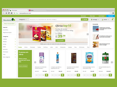 Grocery retail e-commerce in Brazil brasil e-commerce interaction design interface ux design