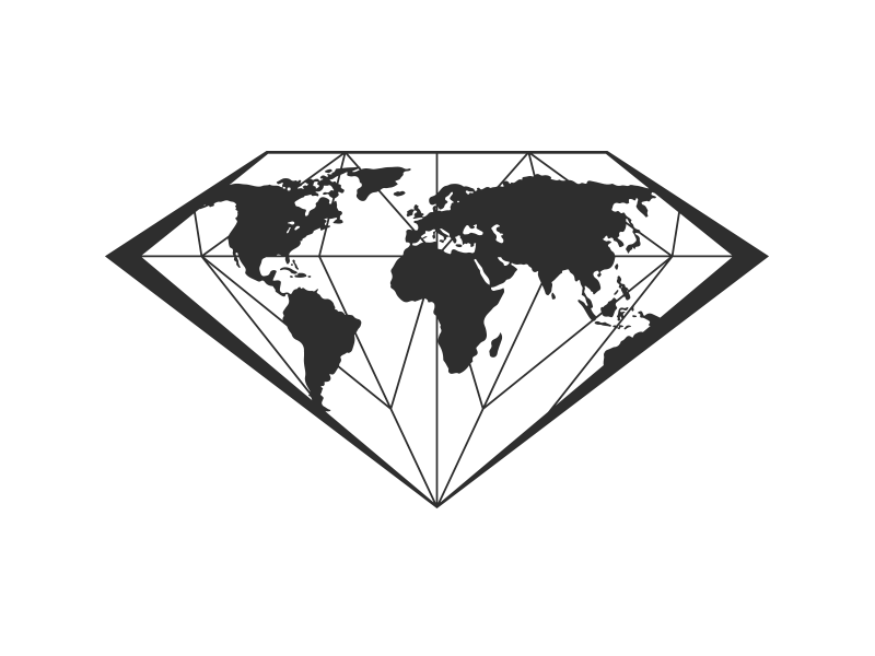 Kessel Logo Animation brilliant classic classy diamonds fancy gems globe globus jewelry luxurious luxury world