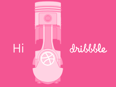 Dribbble drafted dribbble invite piston thank you