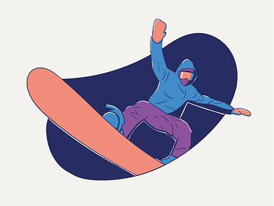 snowboading challenge character color palette color palette challenge colorpalette design flat graphic design illustration illustration challenge illustrator minimal snowboard snowboarding sport sportillustration vector welovechallenge14